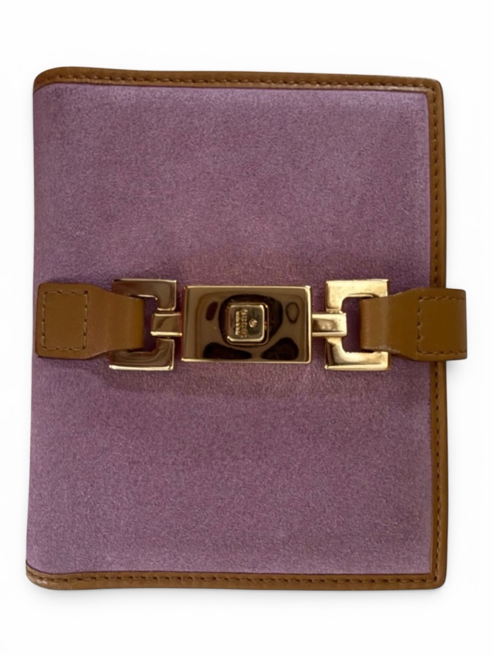 ✨💎VINTAGE💎✨GUCCI Jackie Suede compact Wallet with Gold Hardware